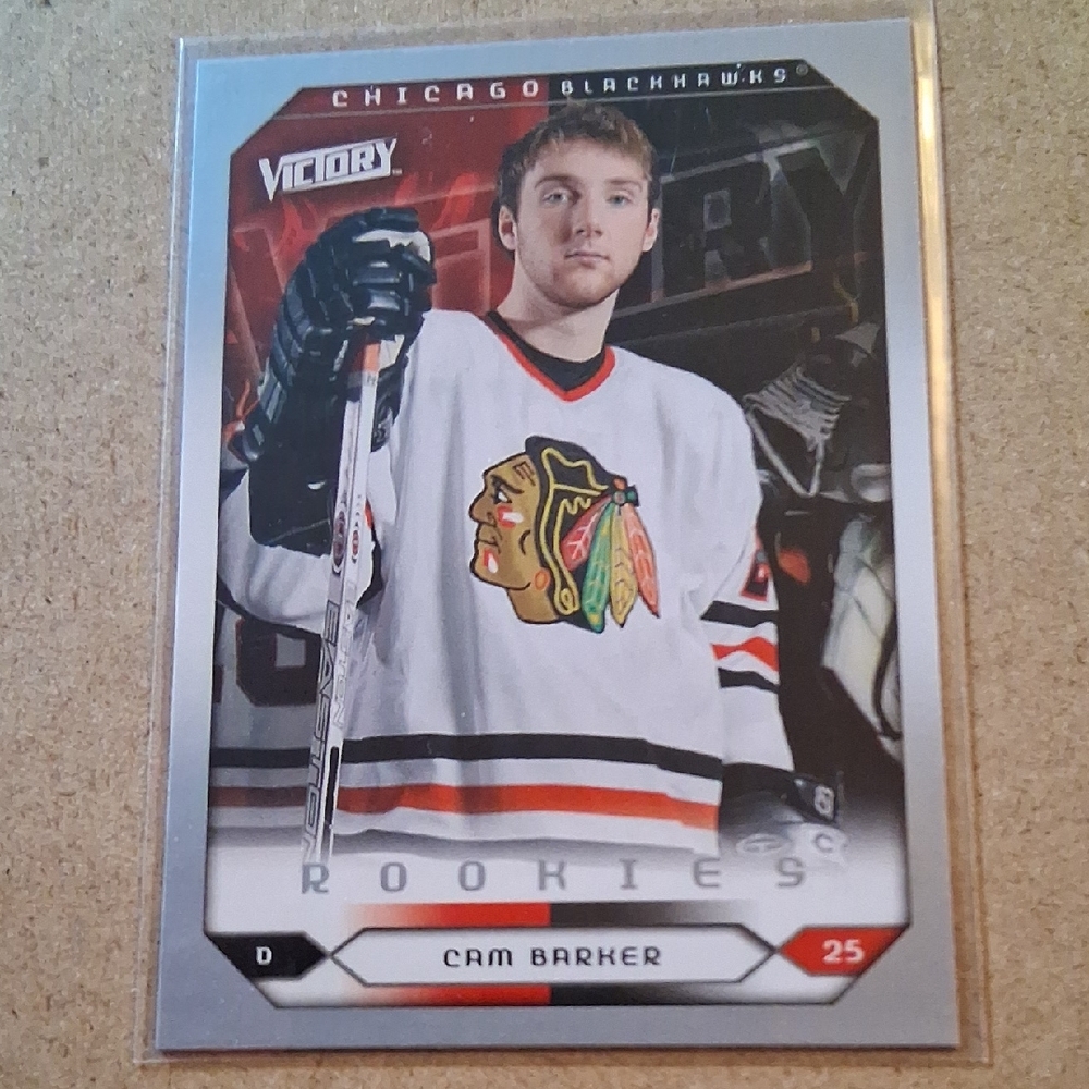 Chicago Blackhawks Cam Barker Rookie Card